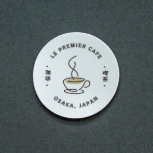 Le Premier cafe シール - ふんわり優しいデザイン